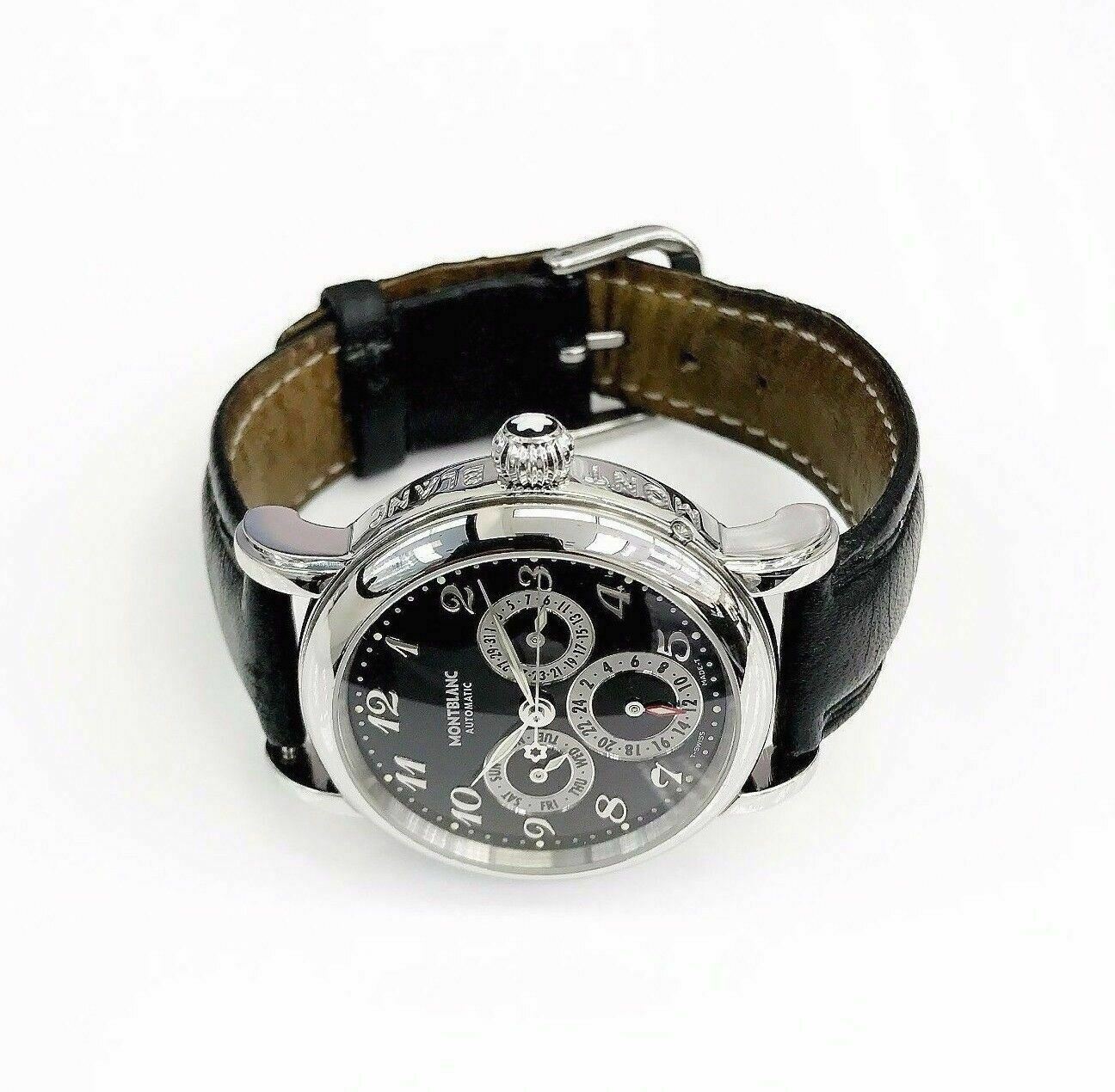 Montblanc Meisterstück Dual Time GMT Full Calendar Stainless