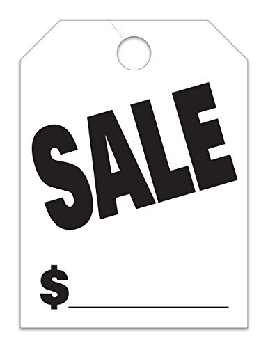 Jumbo Sale Car Dealer Mirror Hang Tags - Auto Dealership Rear View Mirror Tags - Picture 6 of 7