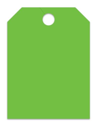 Jumbo Blank Car Dealer Mirror Hang Tags - Auto Dealership Rear View Mirror Tags - Picture 2 of 7