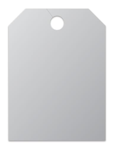 Jumbo Blank Car Dealer Mirror Hang Tags - Auto Dealership Rear View Mirror Tags - Picture 5 of 7