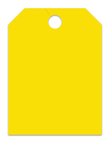 Jumbo Blank Car Dealer Mirror Hang Tags - Auto Dealership Rear View Mirror Tags - Picture 7 of 7