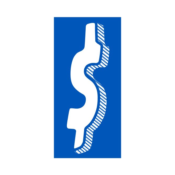 White Blue 7-1/2" Number Window Stickers - Vinyl Car Dealer Windshield Sticker - Picture 12 of 12