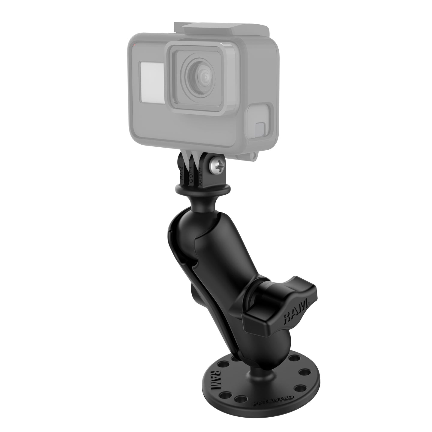 RAM-B-138-GOP1U RAM Drill-Down Mount with Universal Action Ca