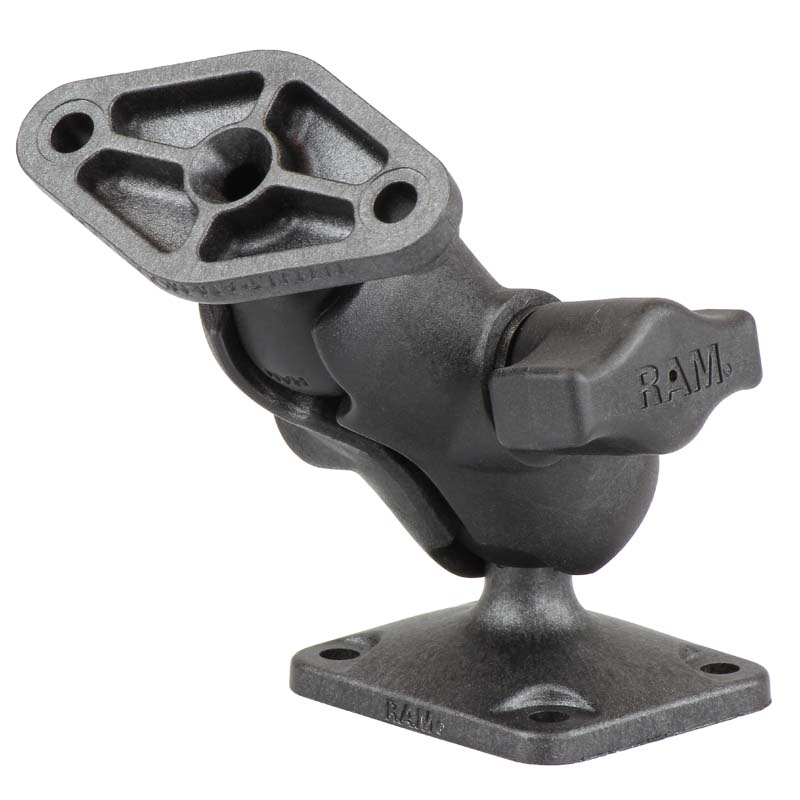 RAP-B-238-A-347U RAM Composite Double Ball Mount with Diamond