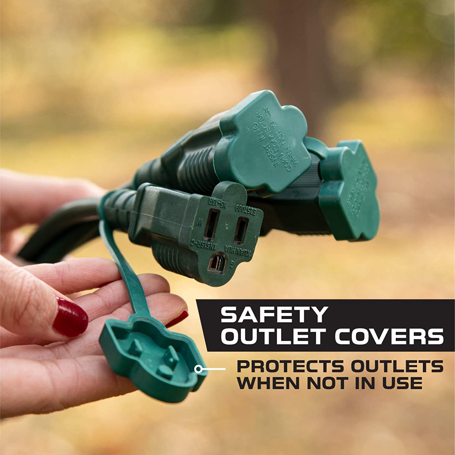 1 bis 3 Verlängerungskabel Splitter - Power Squid Outdoor Steckdose Stecker Splitter Kabel - Bild 23 von 35
