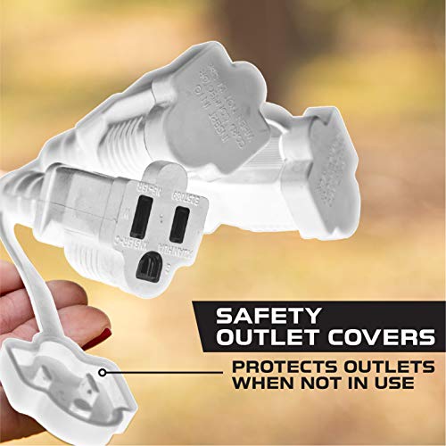 1 bis 3 Verlängerungskabel Splitter - Power Squid Outdoor Steckdose Stecker Splitter Kabel - Bild 33 von 35