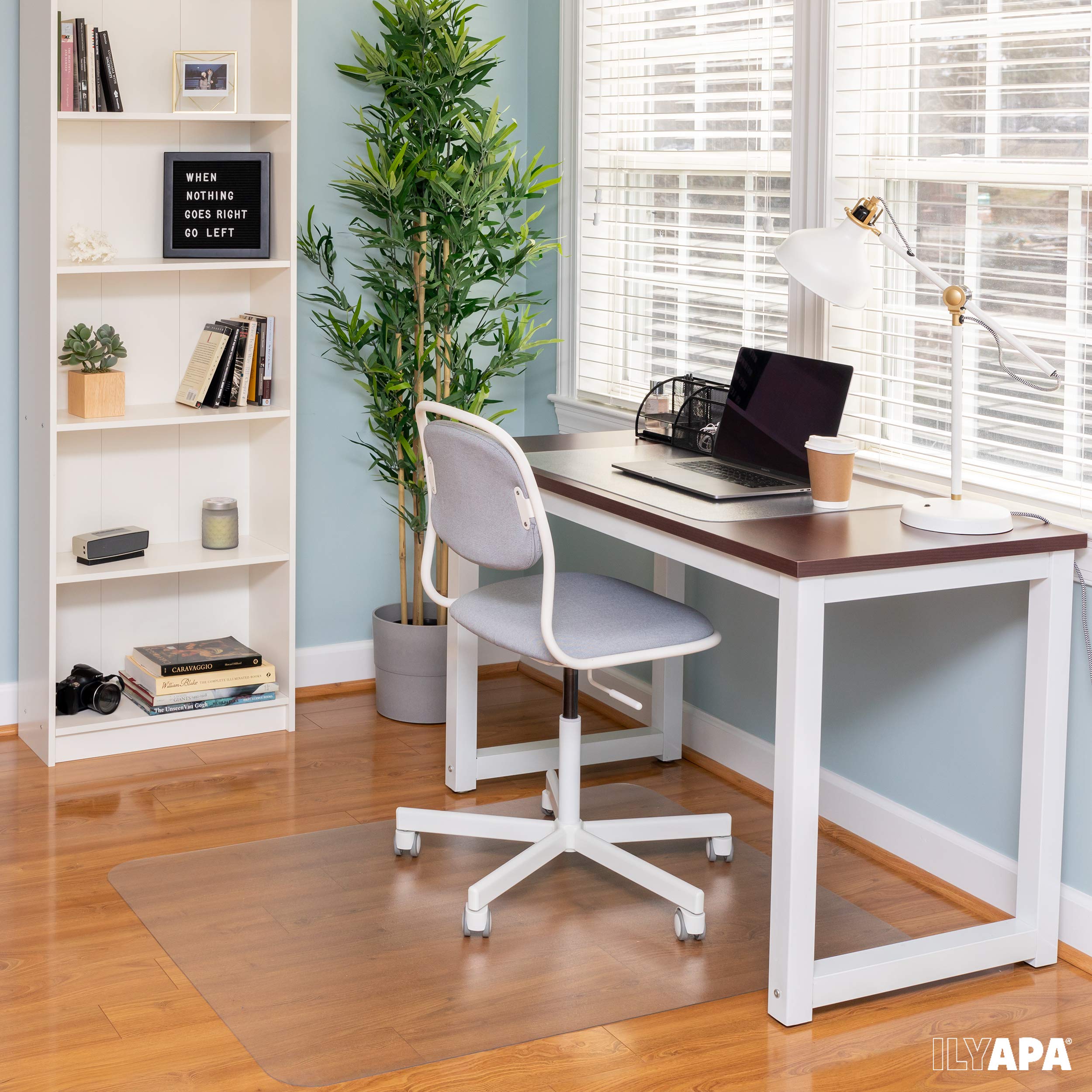 Bürostuhlmatte für harte Böden - klare Hartholzmatte für Schreibtischstühle - Bild 21 von 36