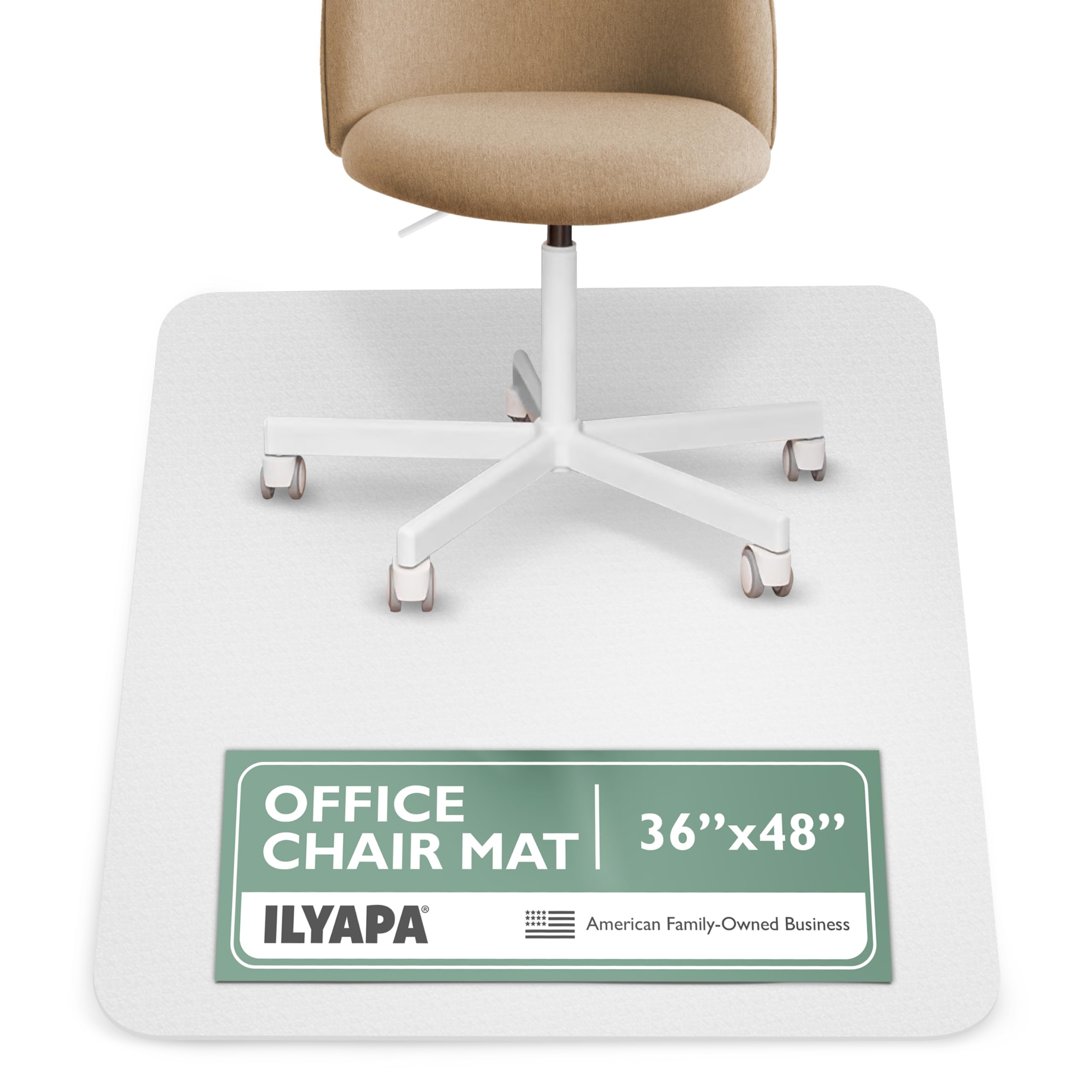 Bürostuhlmatte für harte Böden - klare Hartholzmatte für Schreibtischstühle - Bild 24 von 36