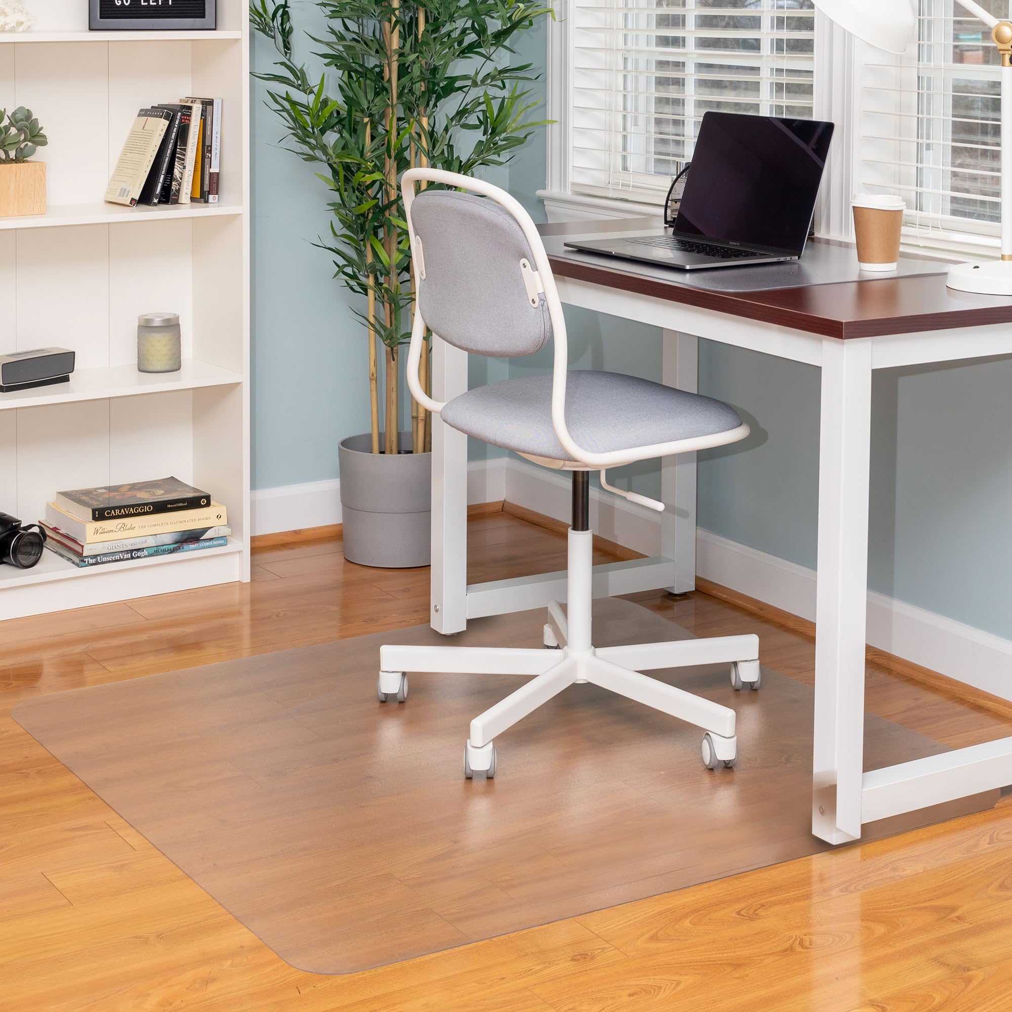 Bürostuhlmatte für harte Böden - klare Hartholzmatte für Schreibtischstühle - Bild 30 von 36