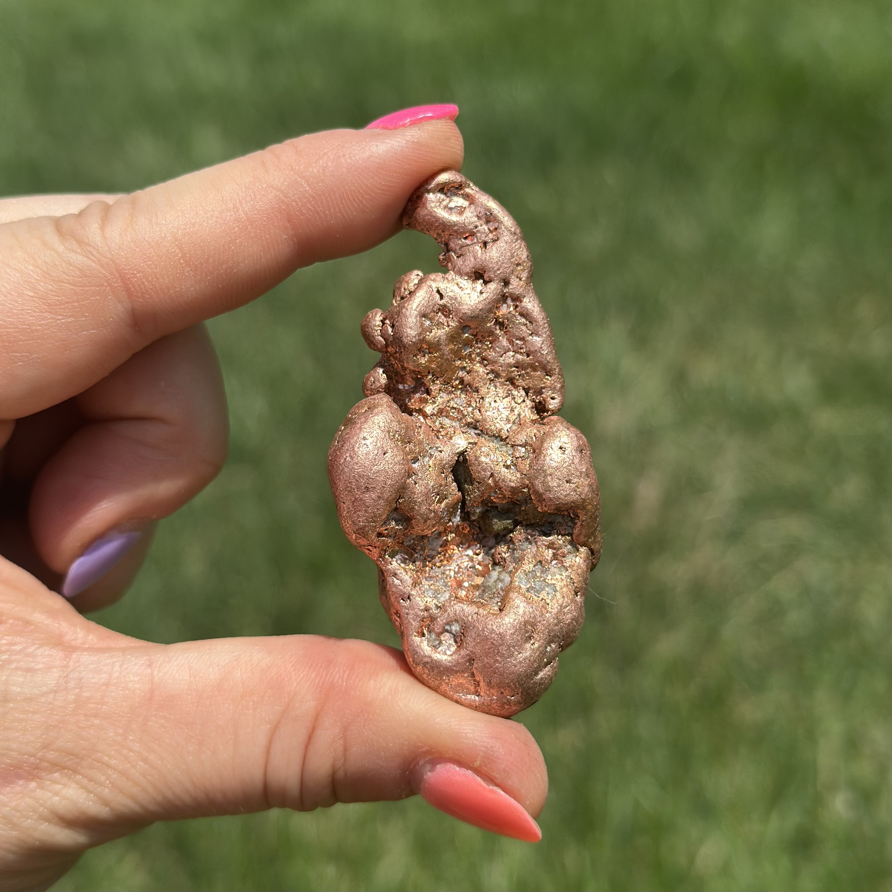 Raw Copper Nugget, Natural Copper from Michigan, USA