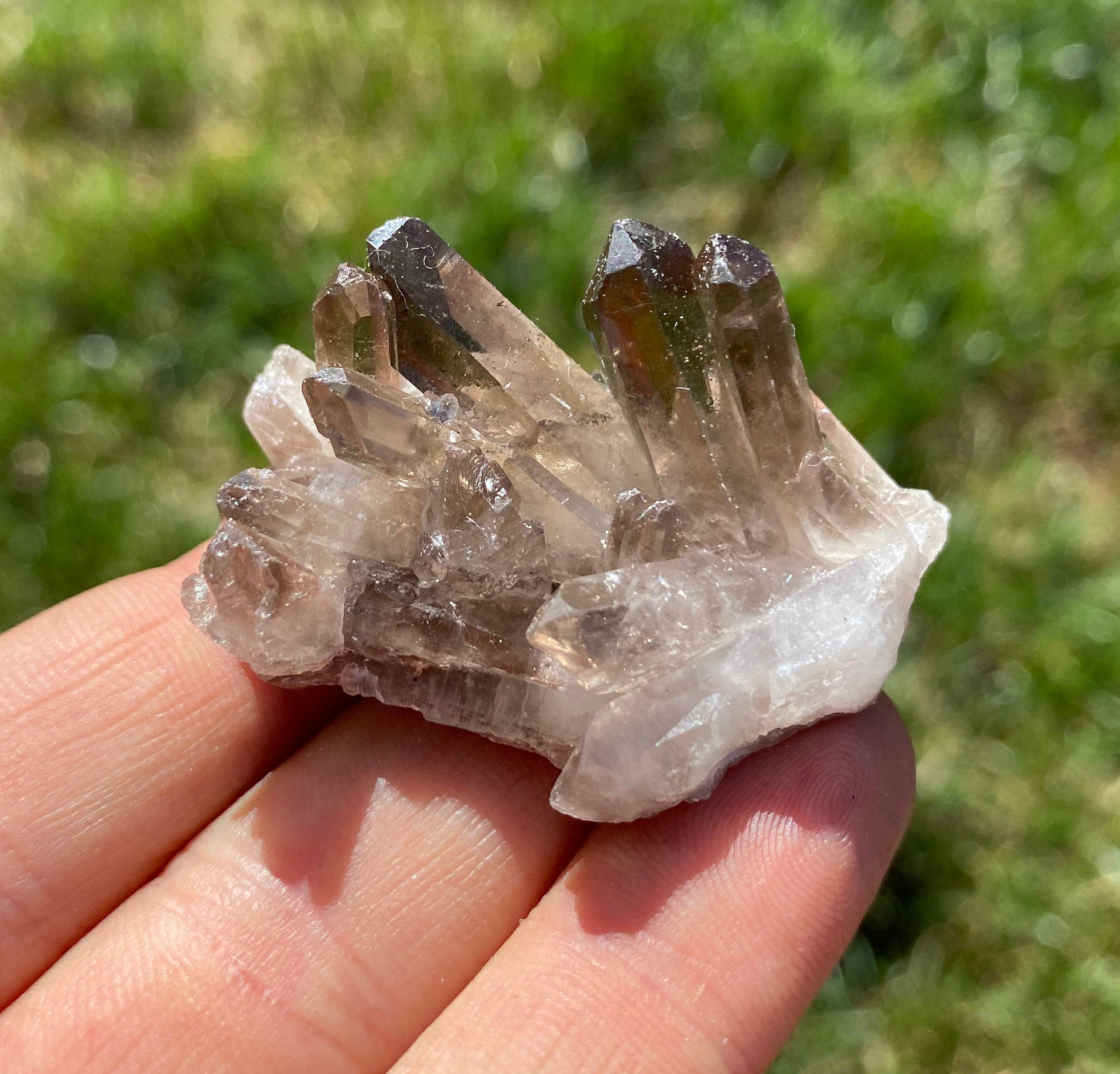 Raw Smoky Quartz Cluster – Extra Quality, Natural Smoky Quartz from Brazil