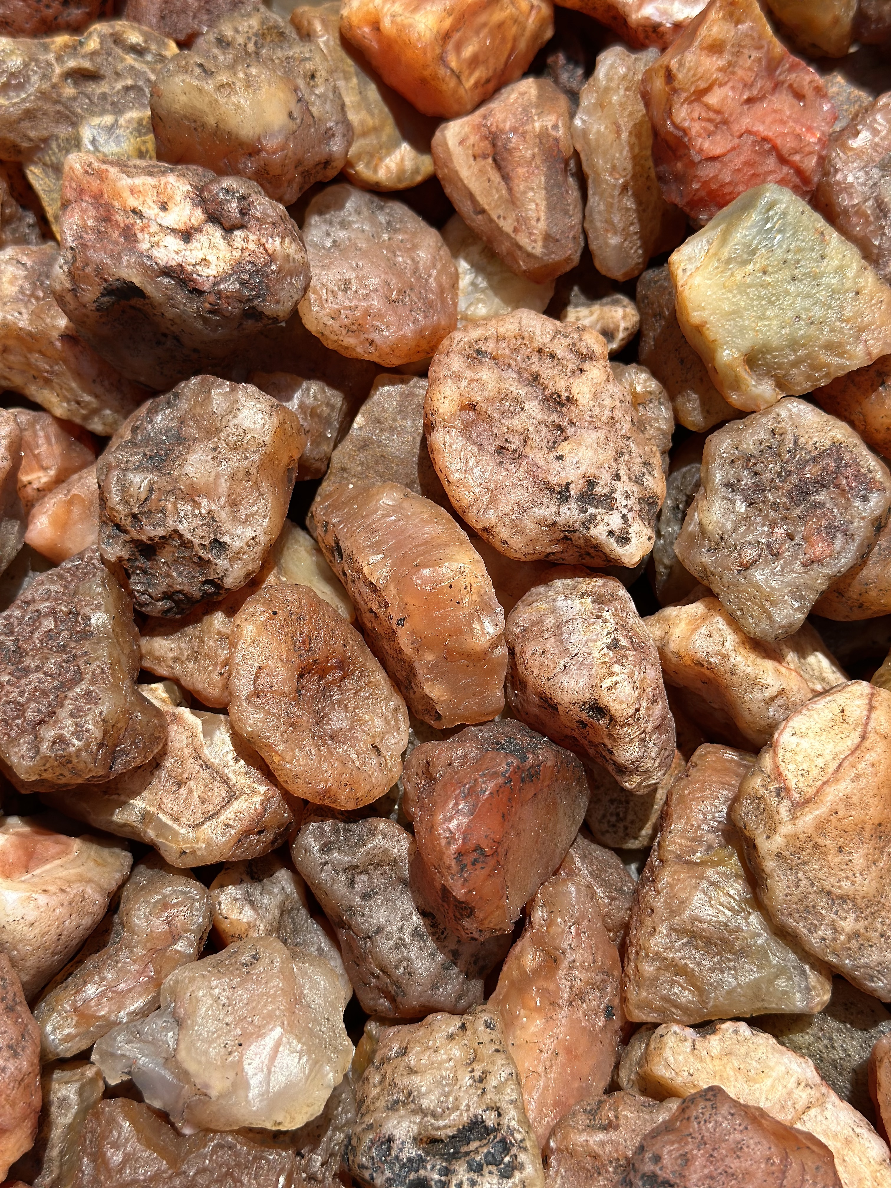 Karneol-Rohstein - Klasse B, natürlicher Karneol aus Madagaskar - Bild 25 von 27