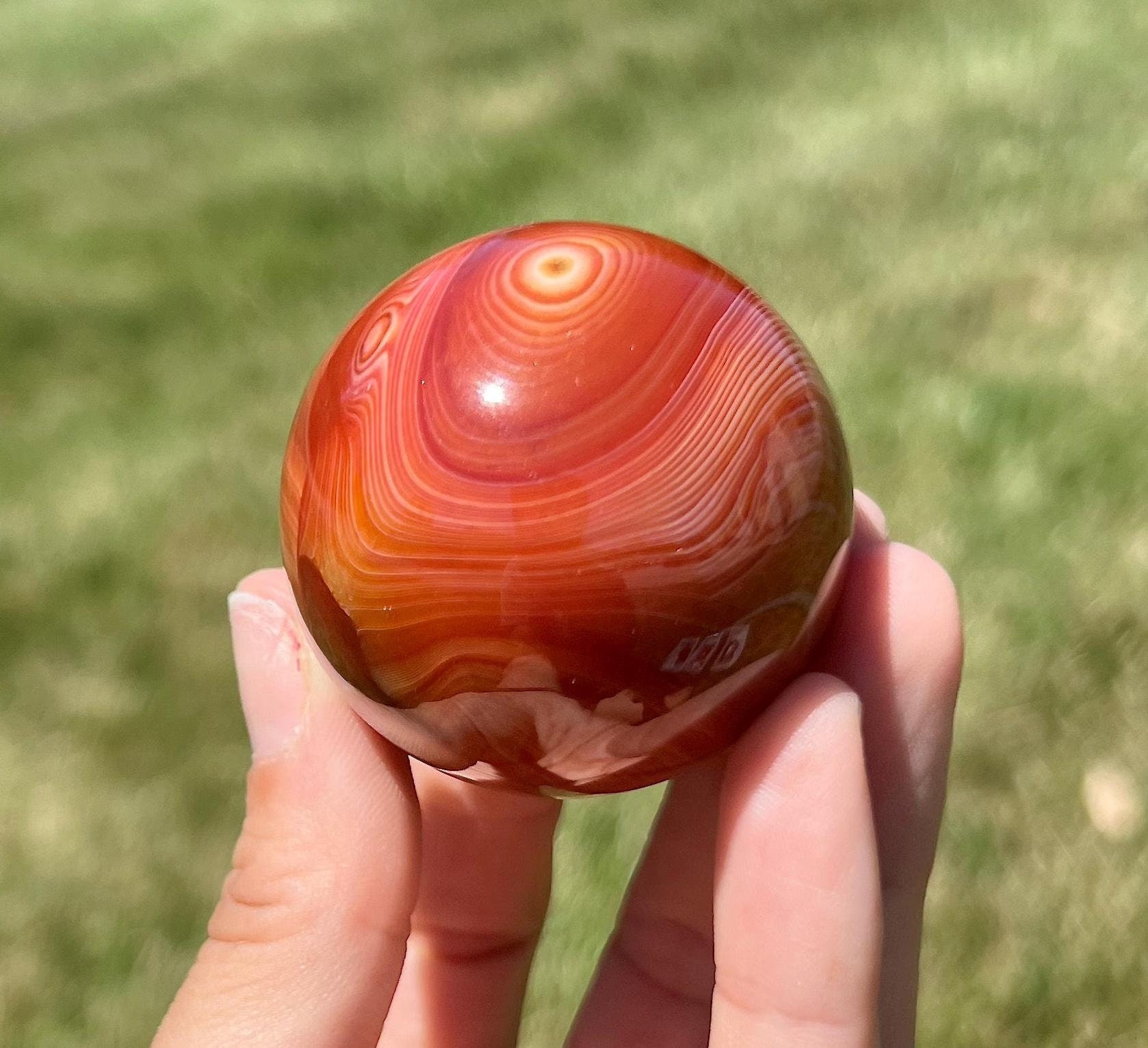 Sardonyx Kugel, natürliche Sardonyx aus Sri Lanka - Bild 11 von 50