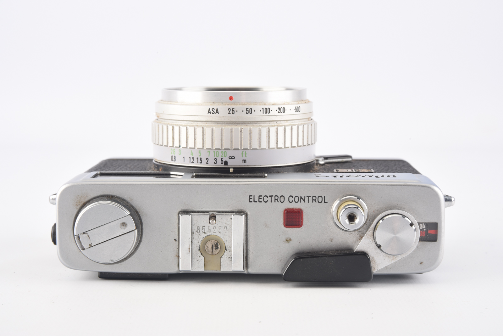 Minolta HiMatic E 35mm Film Camera with 40mm f/1.7 Lens PARTS OR