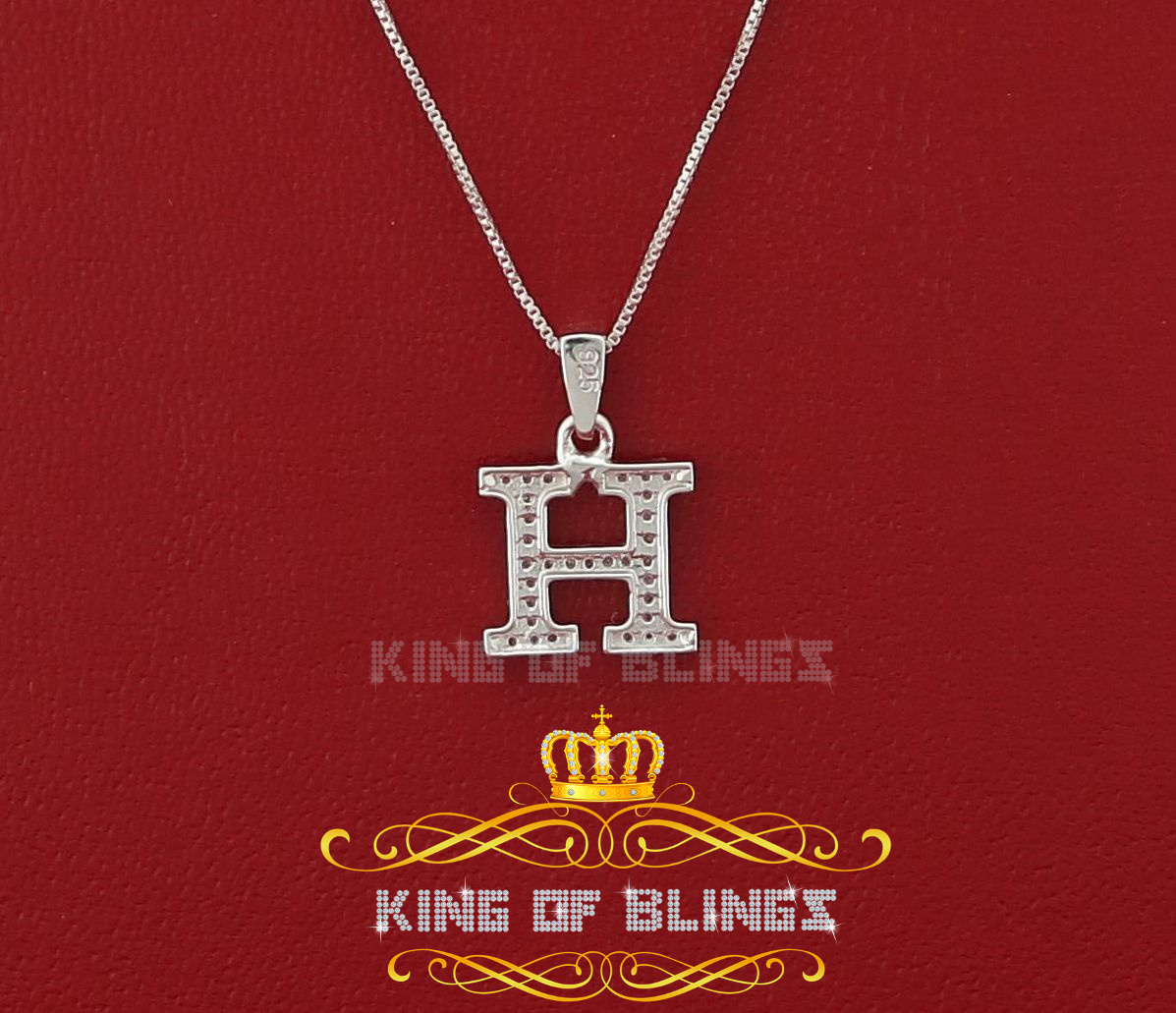 Dije Dije Blanco Moda Colgante Dije Inicial Plata Esterlina Real 0,10 quilates - Imagen 8 de 257