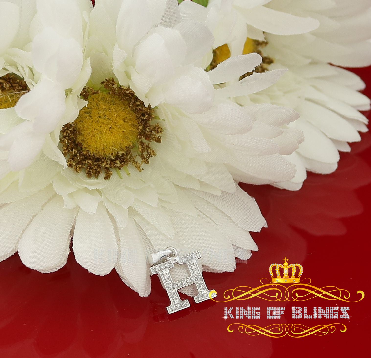Dije Dije Blanco Moda Colgante Dije Inicial Plata Esterlina Real 0,10 quilates - Imagen 16 de 257
