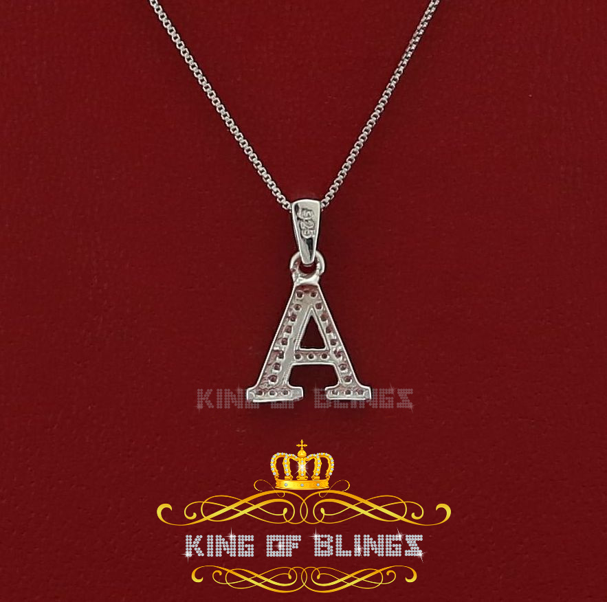 Dije Dije Blanco Moda Colgante Dije Inicial Plata Esterlina Real 0,10 quilates - Imagen 20 de 257