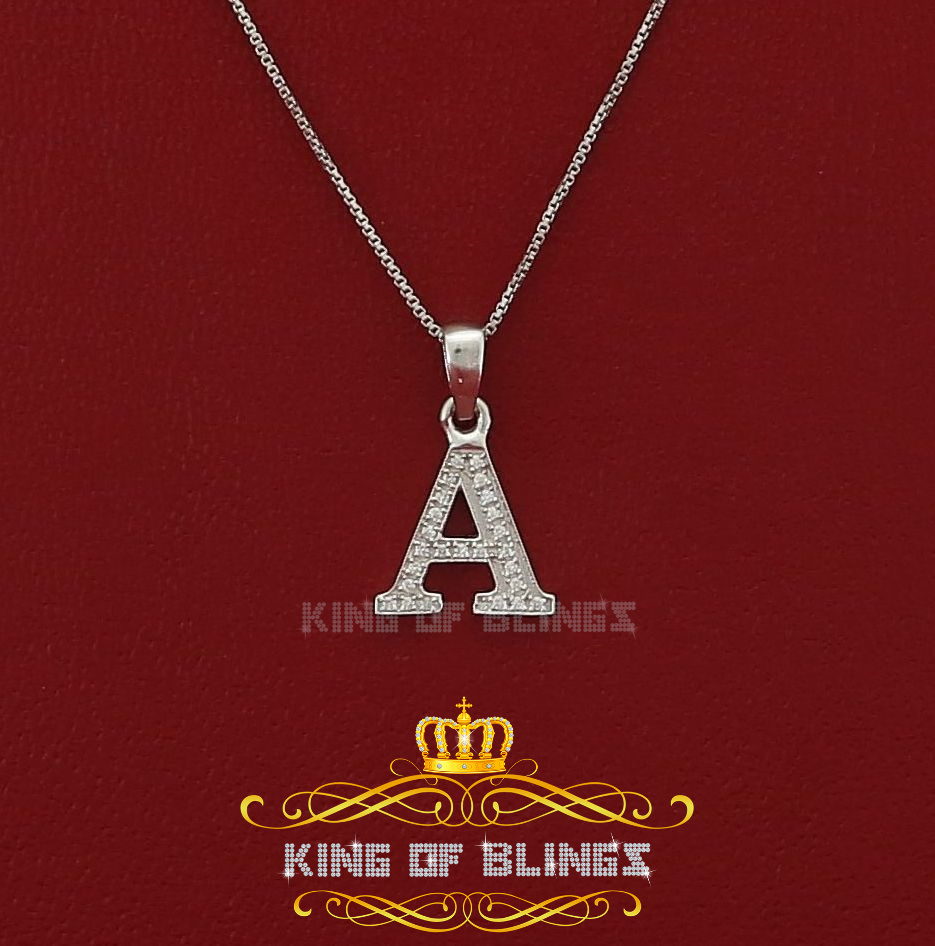 Dije Dije Blanco Moda Colgante Dije Inicial Plata Esterlina Real 0,10 quilates - Imagen 21 de 257