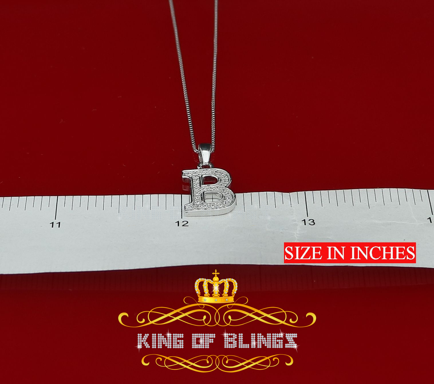 Dije Dije Blanco Moda Colgante Dije Inicial Plata Esterlina Real 0,10 quilates - Imagen 35 de 257
