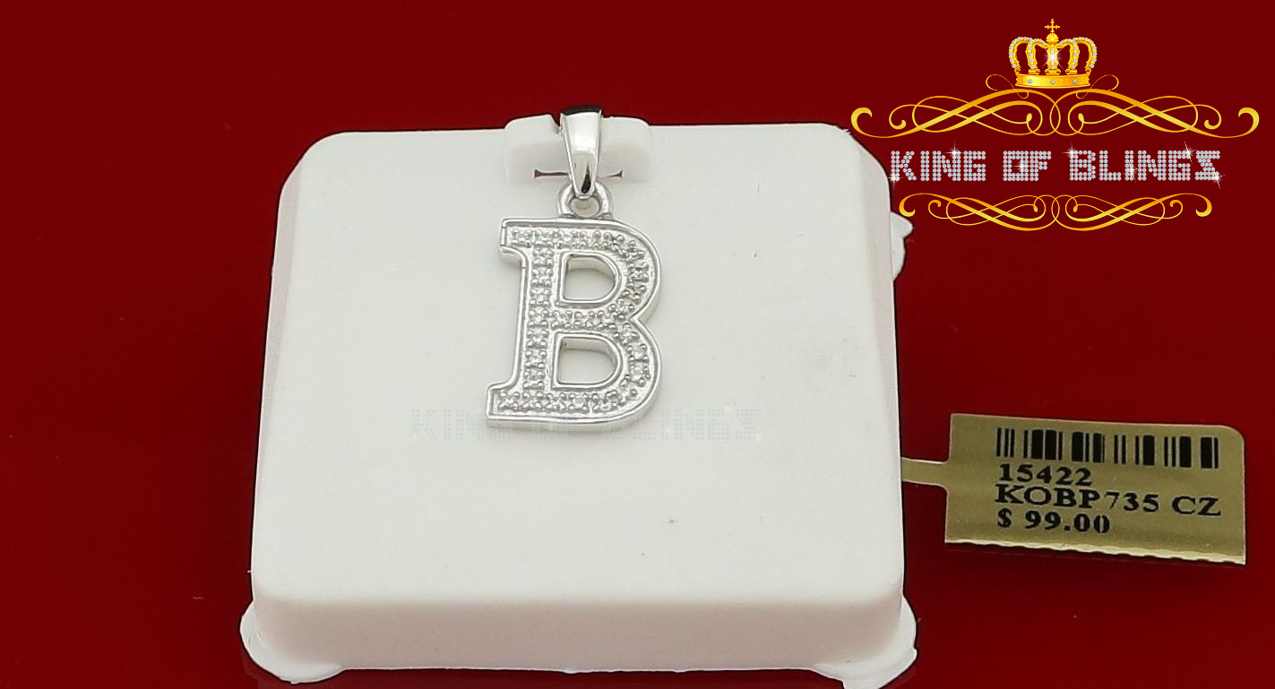 Dije Dije Blanco Moda Colgante Dije Inicial Plata Esterlina Real 0,10 quilates - Imagen 41 de 257