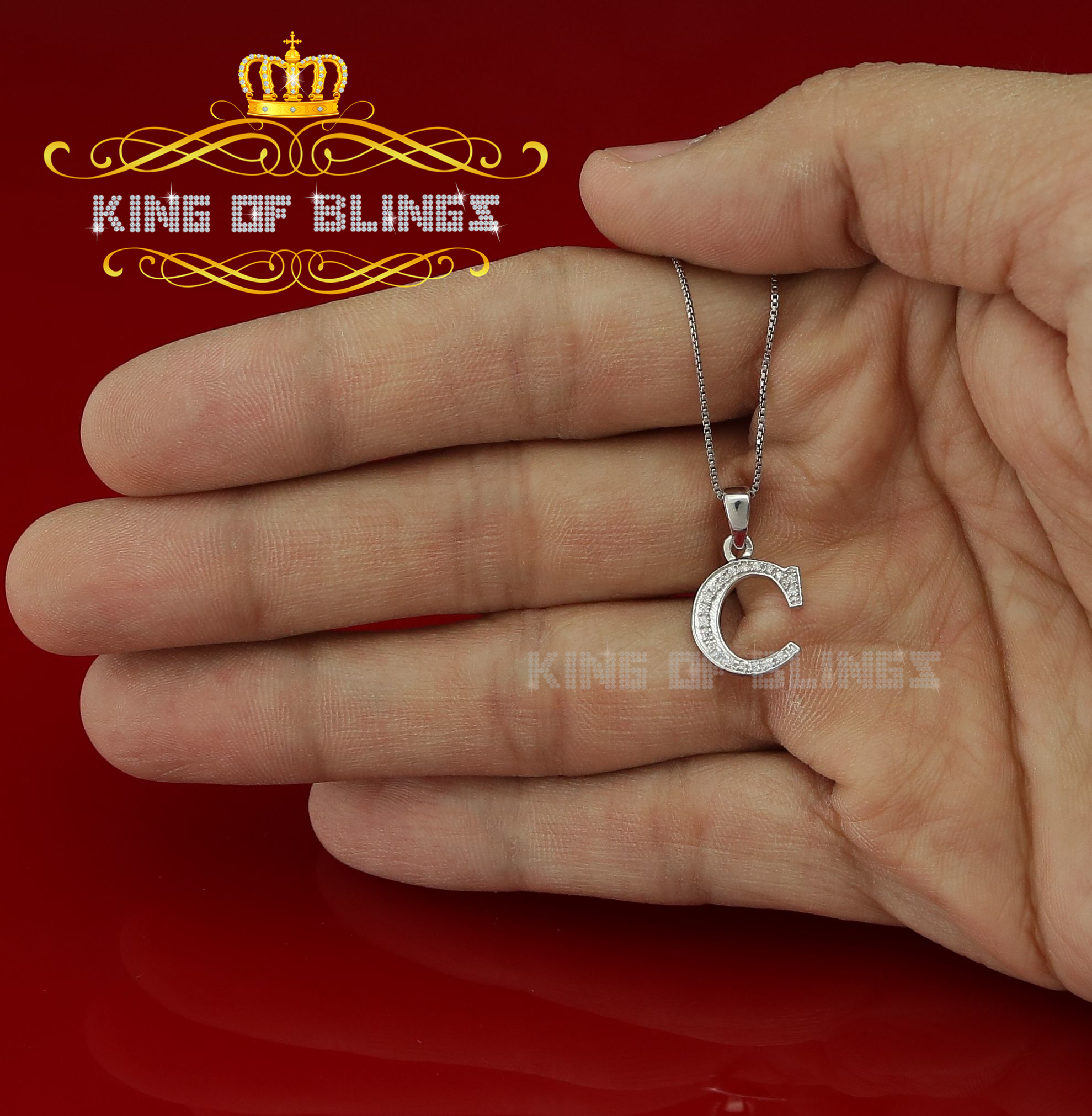Dije Dije Blanco Moda Colgante Dije Inicial Plata Esterlina Real 0,10 quilates - Imagen 46 de 257