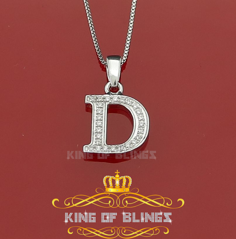 Dije Dije Blanco Moda Colgante Dije Inicial Plata Esterlina Real 0,10 quilates - Imagen 54 de 257