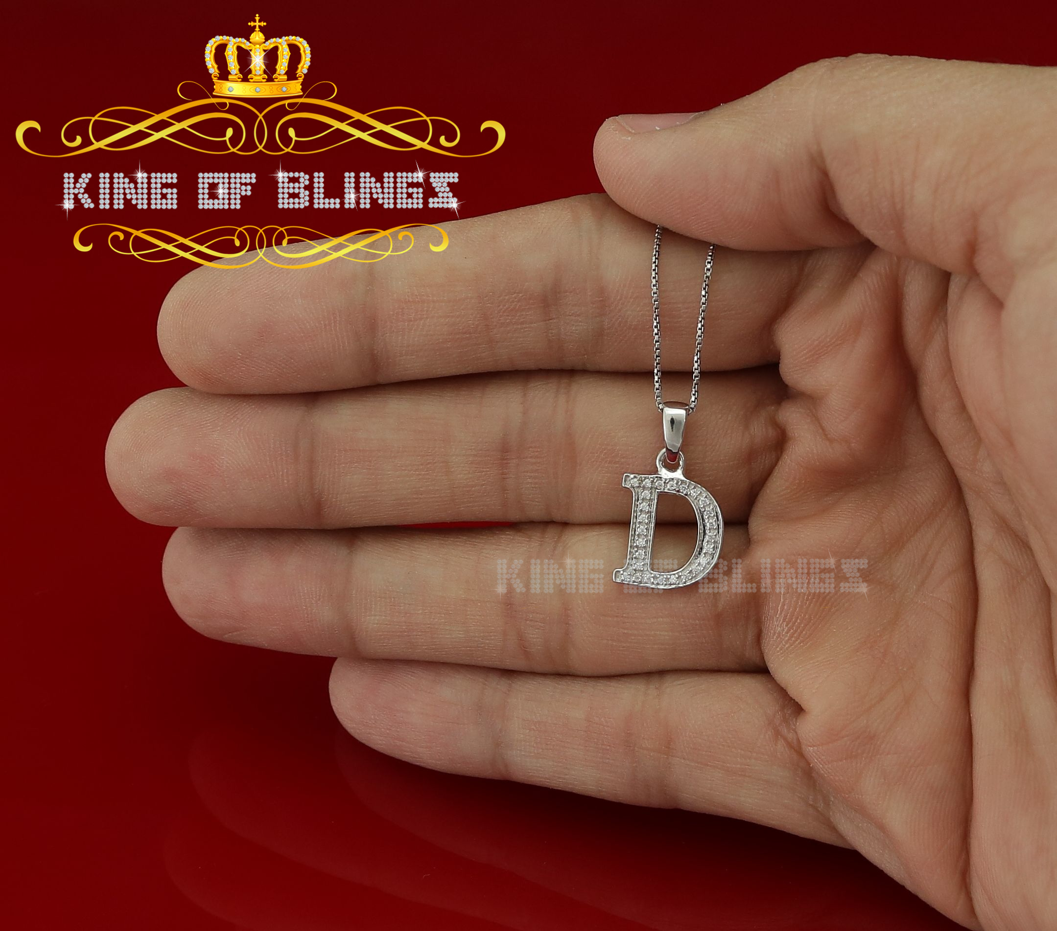 Dije Dije Blanco Moda Colgante Dije Inicial Plata Esterlina Real 0,10 quilates - Imagen 57 de 257