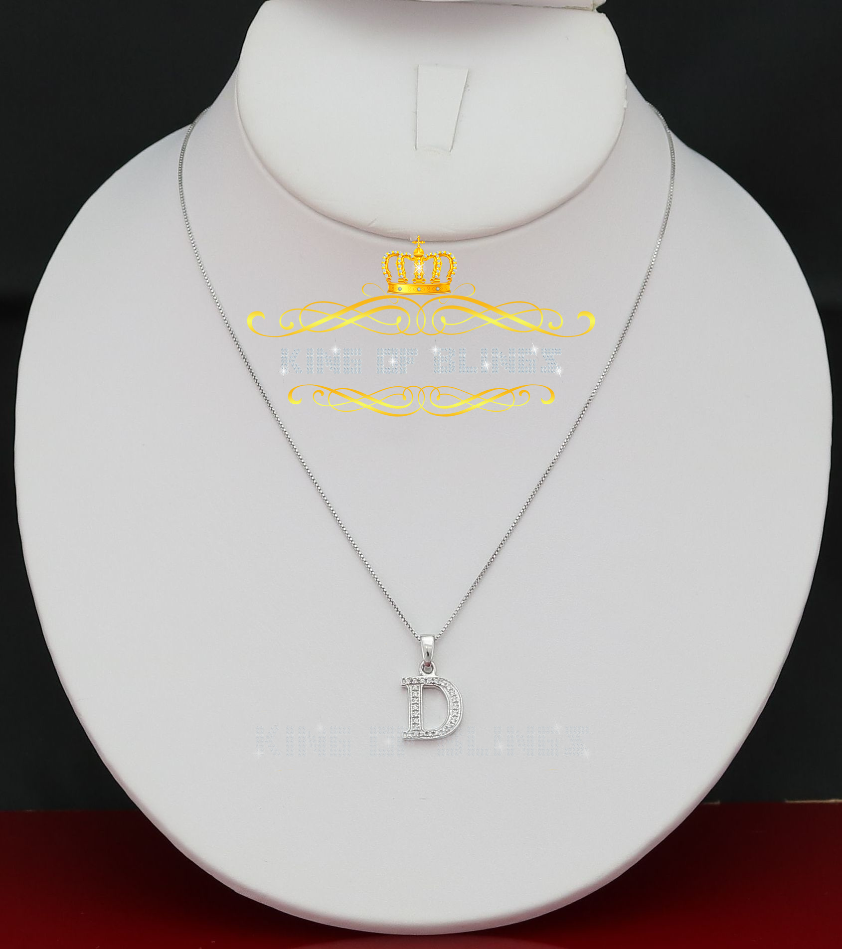 Dije Dije Blanco Moda Colgante Dije Inicial Plata Esterlina Real 0,10 quilates - Imagen 63 de 257