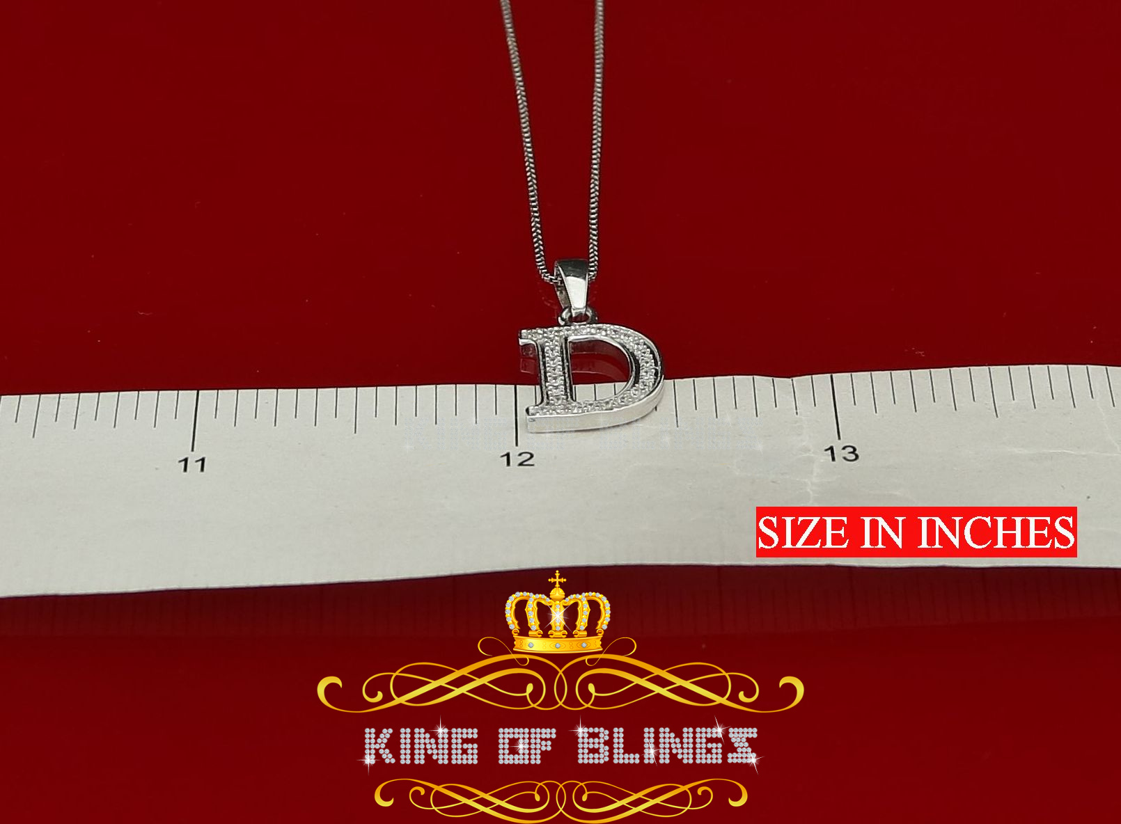 Dije Dije Blanco Moda Colgante Dije Inicial Plata Esterlina Real 0,10 quilates - Imagen 60 de 257