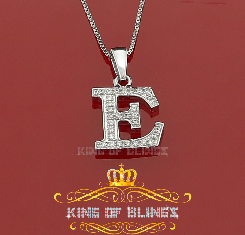 Dije Dije Blanco Moda Colgante Dije Inicial Plata Esterlina Real 0,10 quilates - Imagen 66 de 257