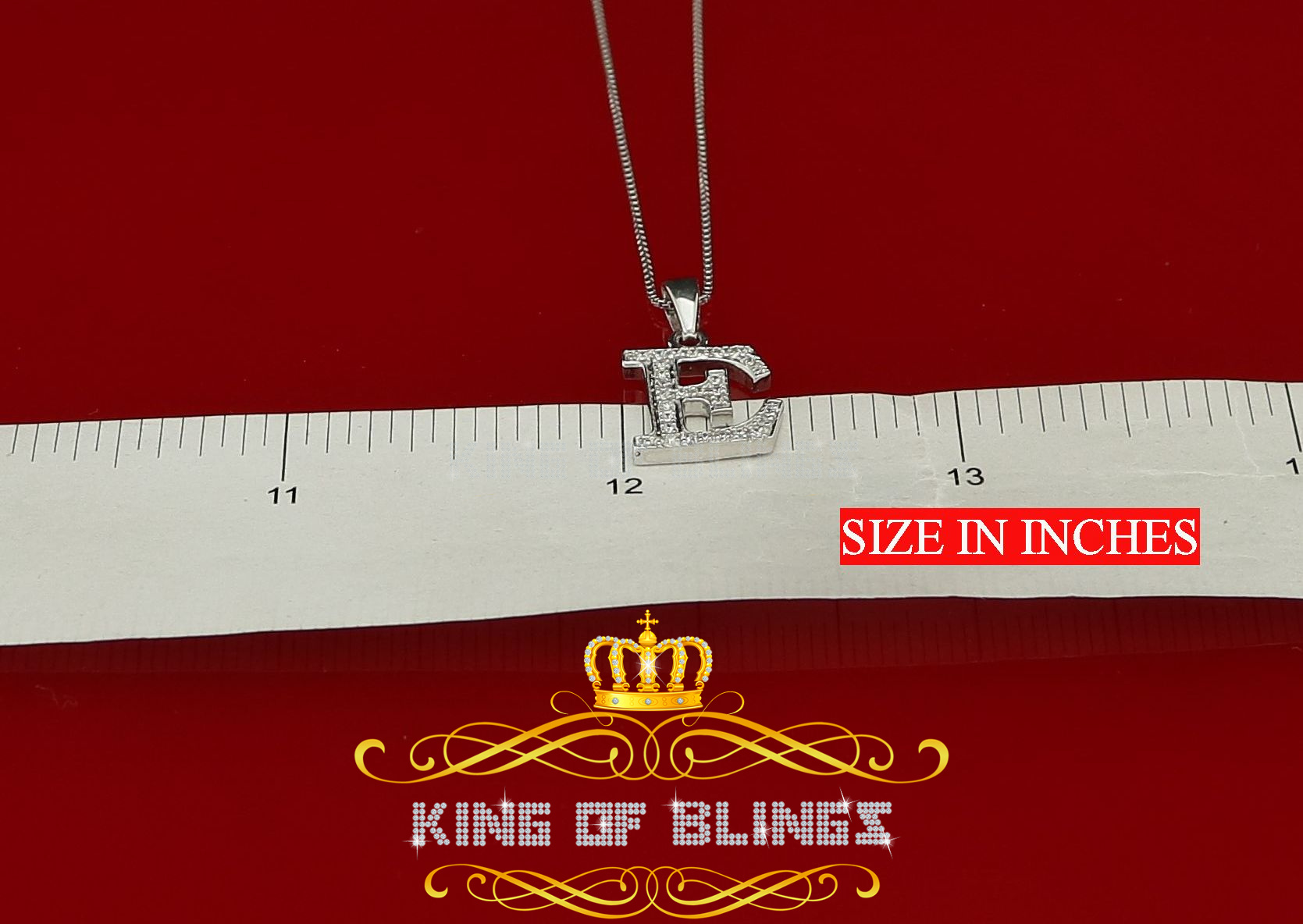 Dije Dije Blanco Moda Colgante Dije Inicial Plata Esterlina Real 0,10 quilates - Imagen 71 de 257