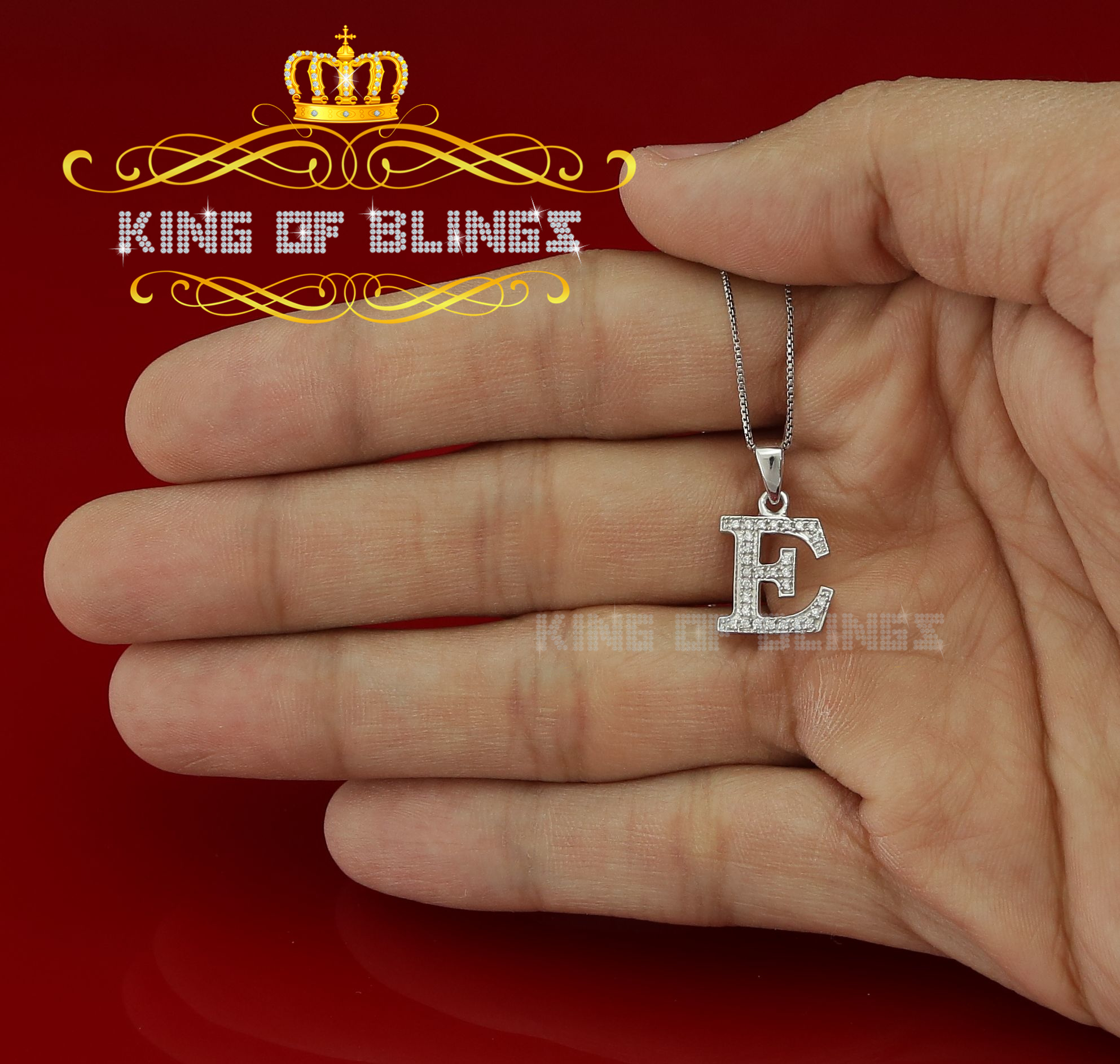 Dije Dije Blanco Moda Colgante Dije Inicial Plata Esterlina Real 0,10 quilates - Imagen 69 de 257