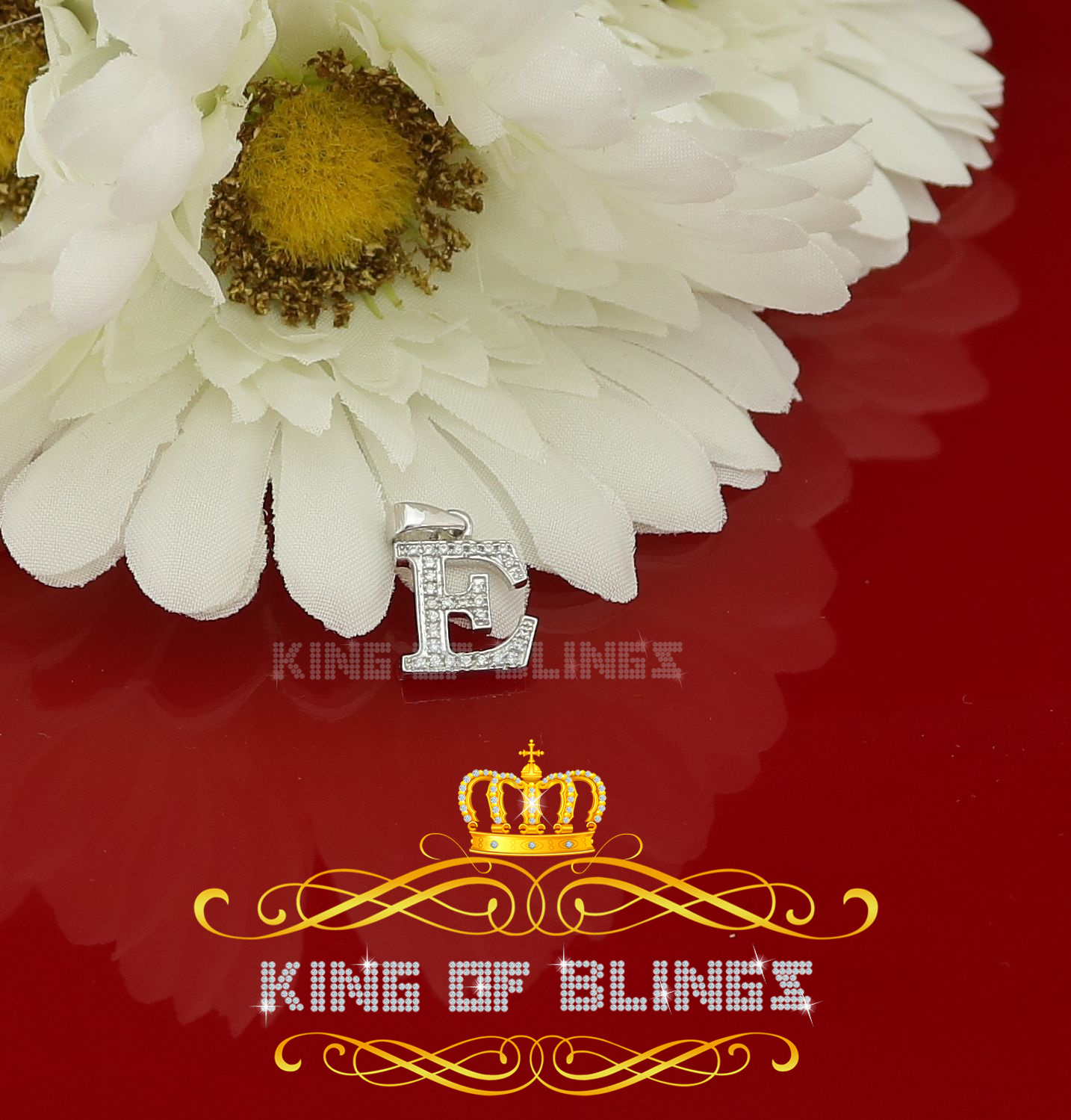 Dije Dije Blanco Moda Colgante Dije Inicial Plata Esterlina Real 0,10 quilates - Imagen 75 de 257