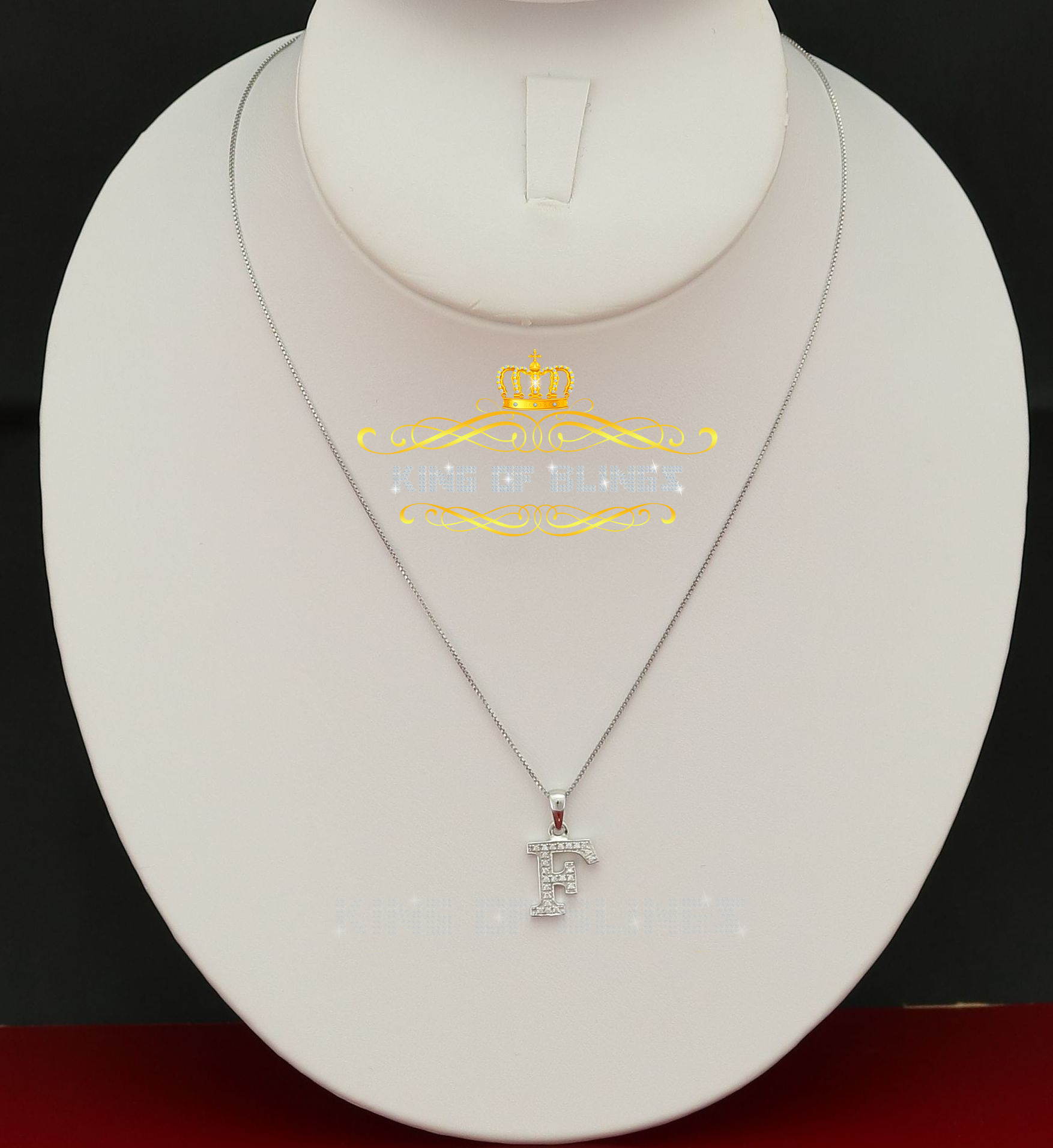 Dije Dije Blanco Moda Colgante Dije Inicial Plata Esterlina Real 0,10 quilates - Imagen 86 de 257