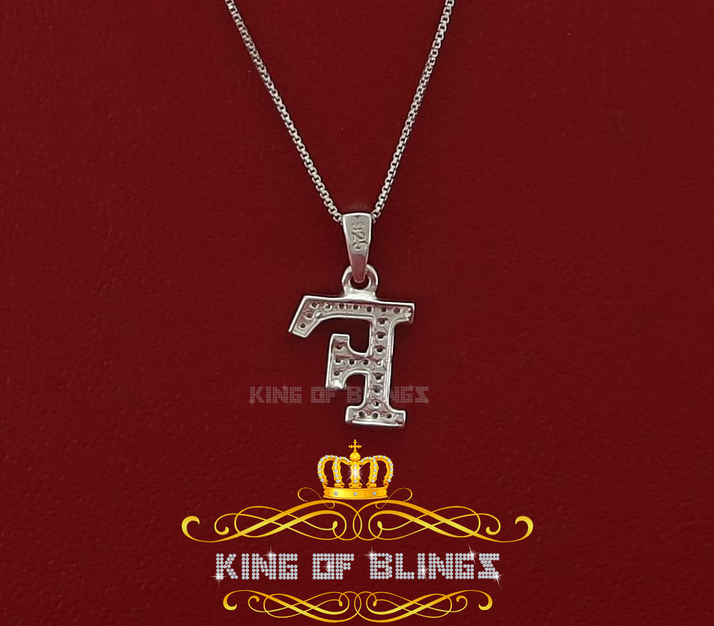 Dije Dije Blanco Moda Colgante Dije Inicial Plata Esterlina Real 0,10 quilates - Imagen 79 de 257
