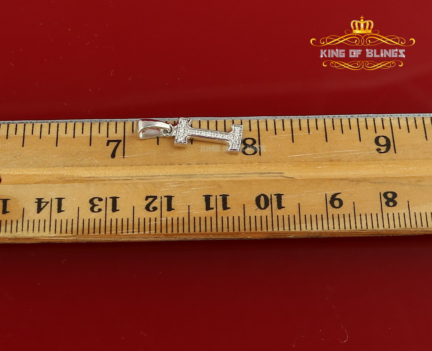 Dije Dije Blanco Moda Colgante Dije Inicial Plata Esterlina Real 0,10 quilates - Imagen 95 de 257
