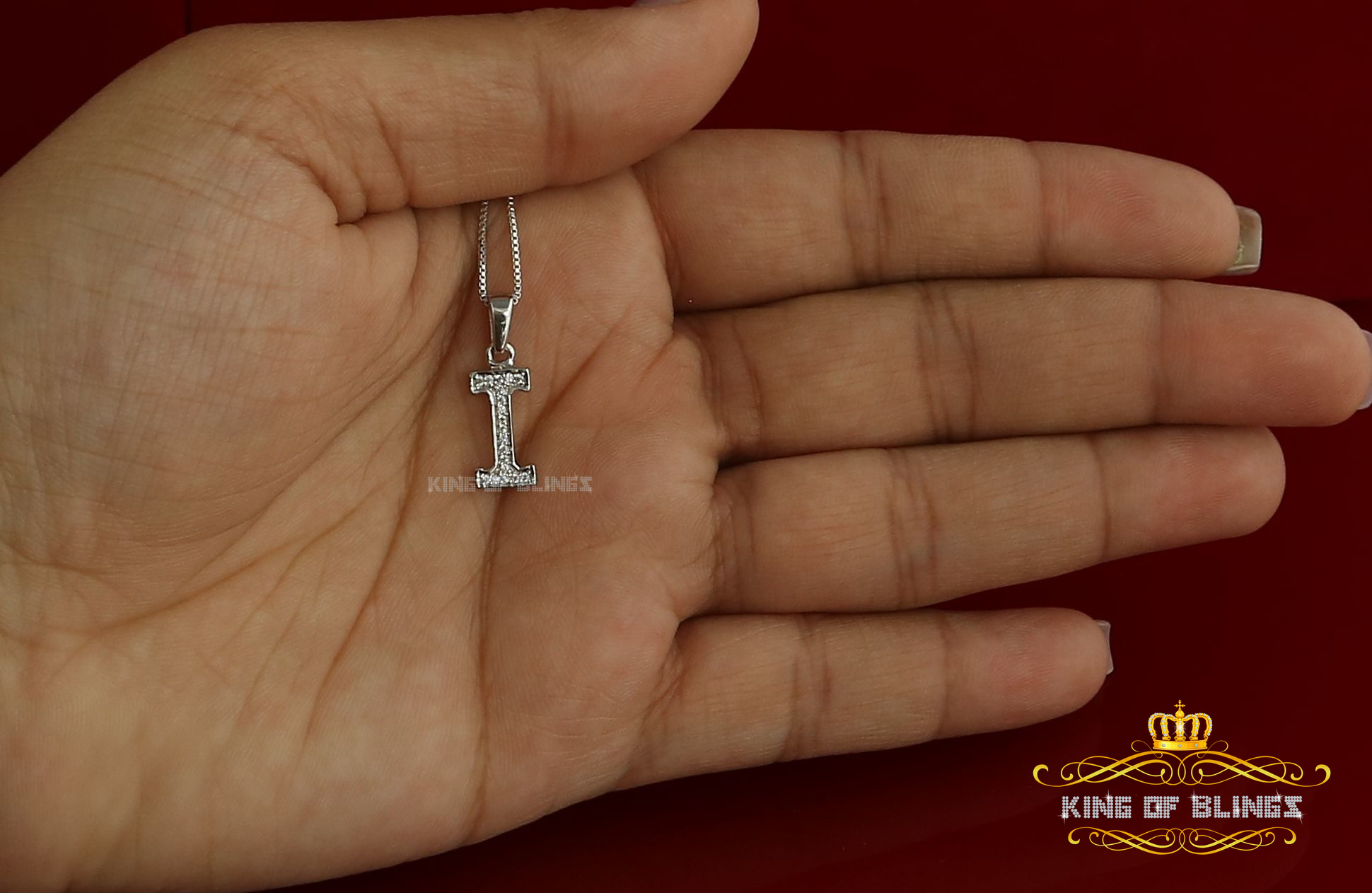 Dije Dije Blanco Moda Colgante Dije Inicial Plata Esterlina Real 0,10 quilates - Imagen 93 de 257