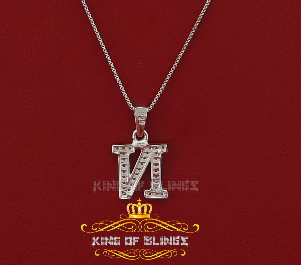 Dije Dije Blanco Moda Colgante Dije Inicial Plata Esterlina Real 0,10 quilates - Imagen 126 de 257
