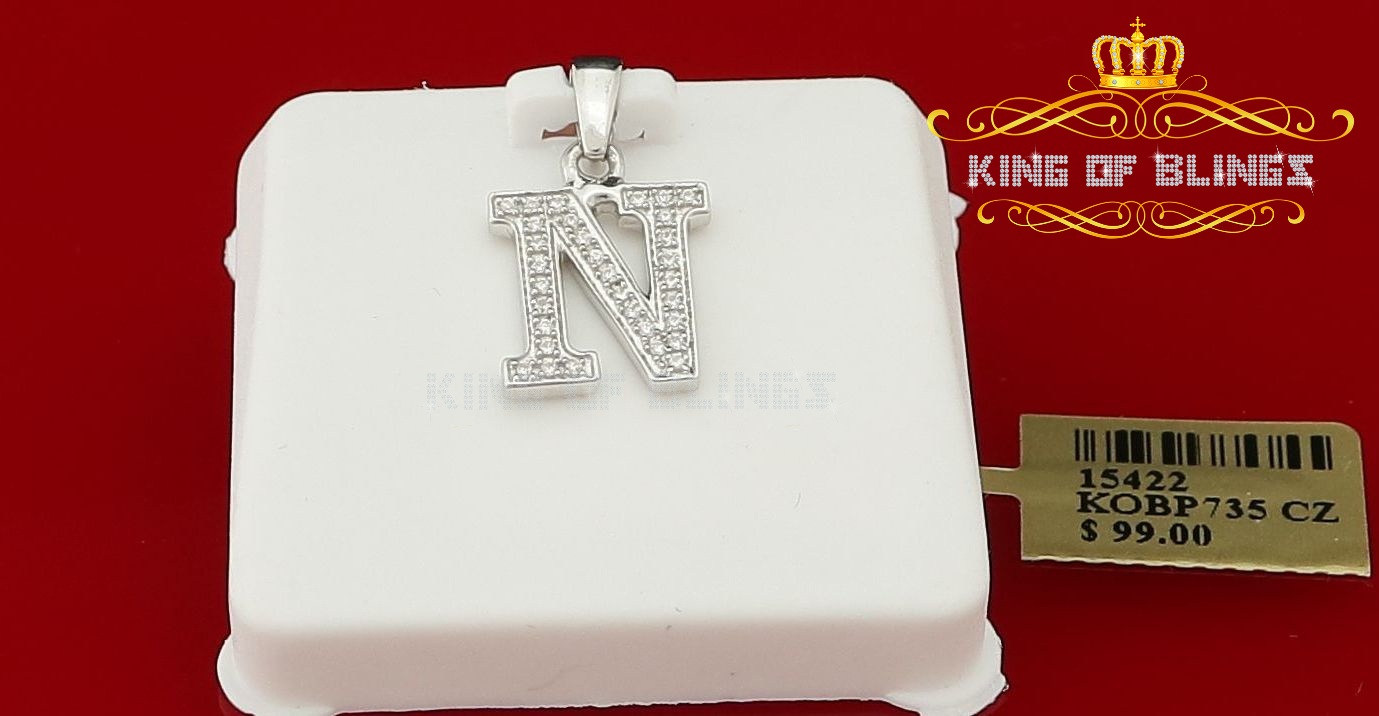 Dije Dije Blanco Moda Colgante Dije Inicial Plata Esterlina Real 0,10 quilates - Imagen 135 de 257