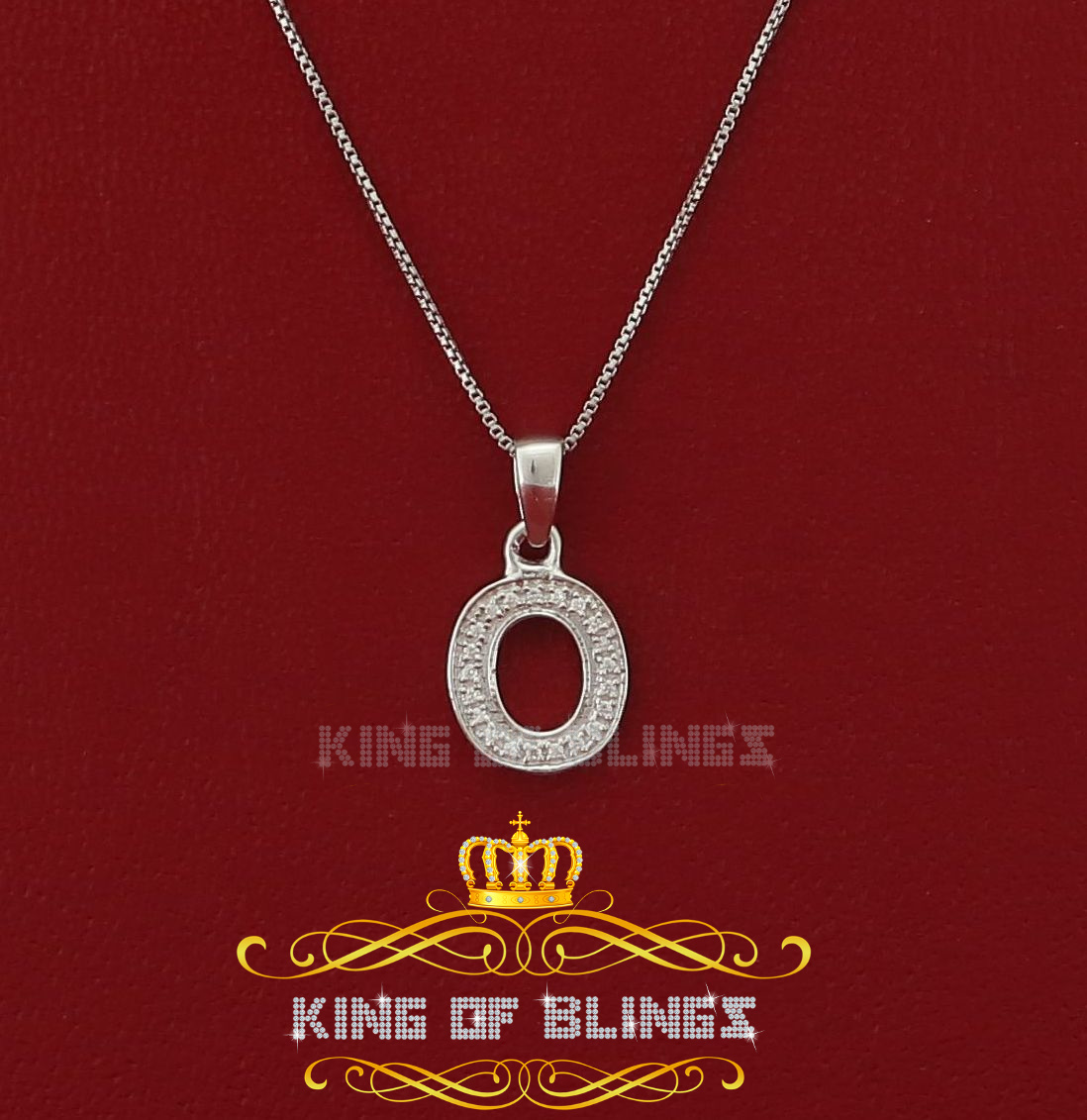 Dije Dije Blanco Moda Colgante Dije Inicial Plata Esterlina Real 0,10 quilates - Imagen 137 de 257