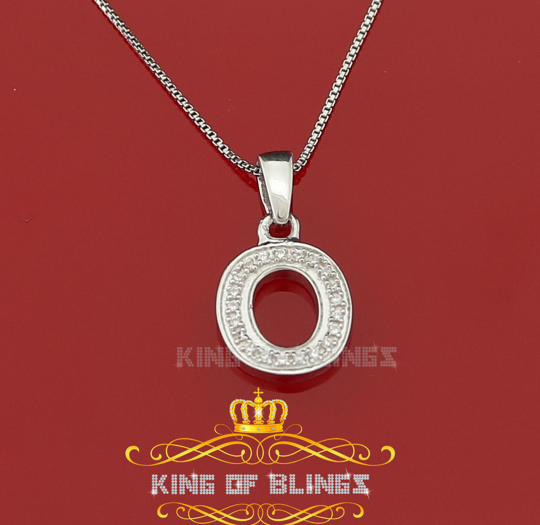 Dije Dije Blanco Moda Colgante Dije Inicial Plata Esterlina Real 0,10 quilates - Imagen 136 de 257