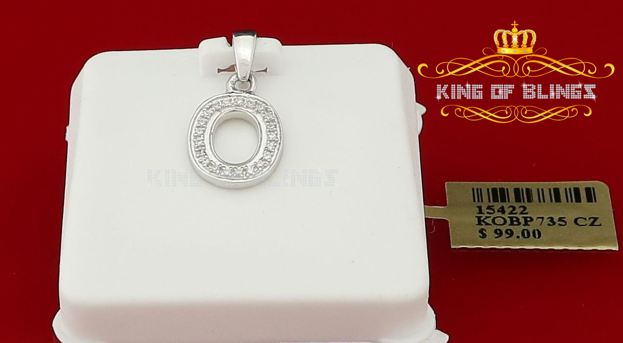 Dije Dije Blanco Moda Colgante Dije Inicial Plata Esterlina Real 0,10 quilates - Imagen 147 de 257