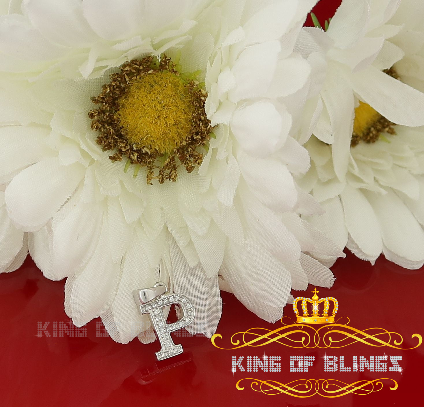Dije Dije Blanco Moda Colgante Dije Inicial Plata Esterlina Real 0,10 quilates - Imagen 157 de 257