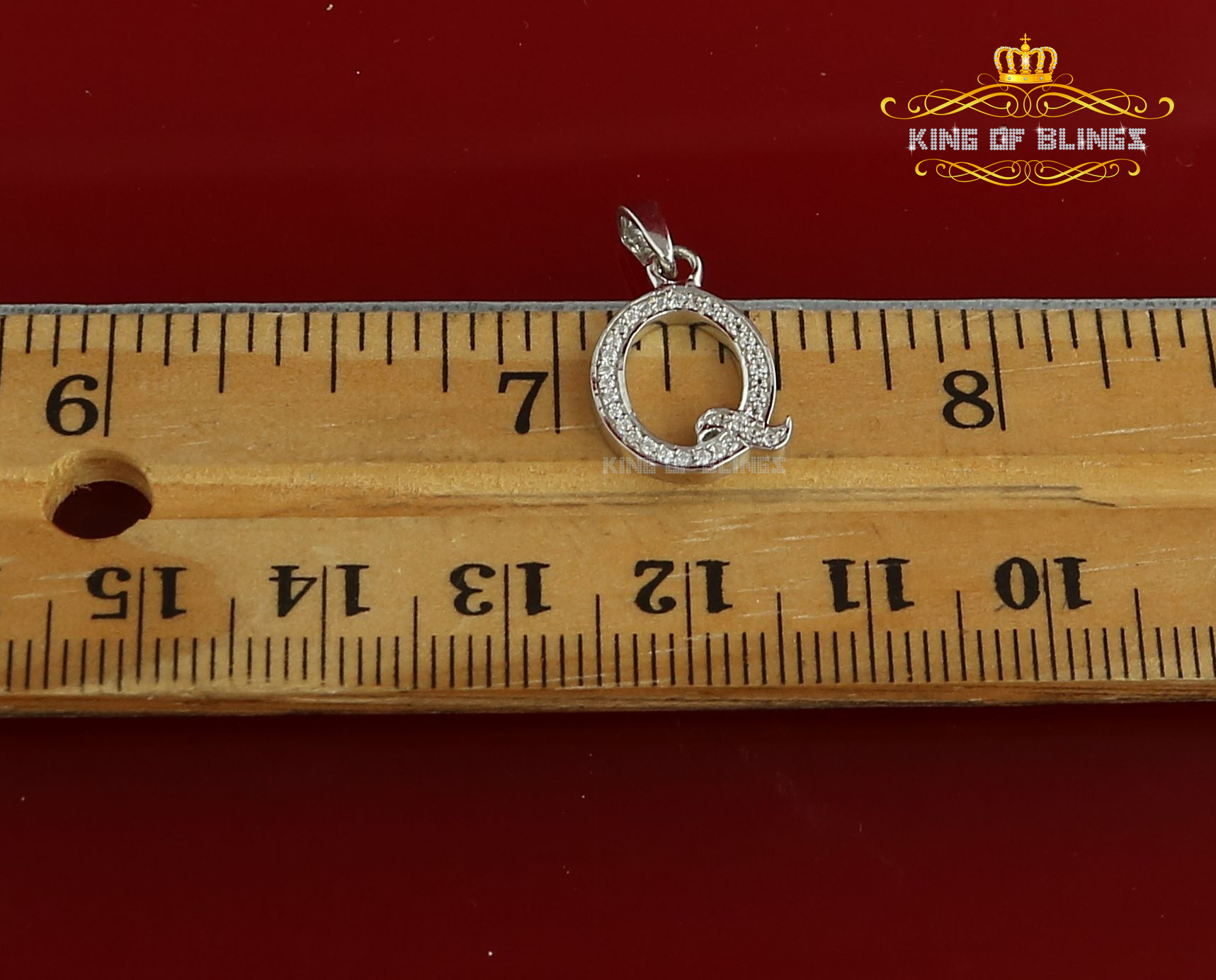 Dije Dije Blanco Moda Colgante Dije Inicial Plata Esterlina Real 0,10 quilates - Imagen 166 de 257