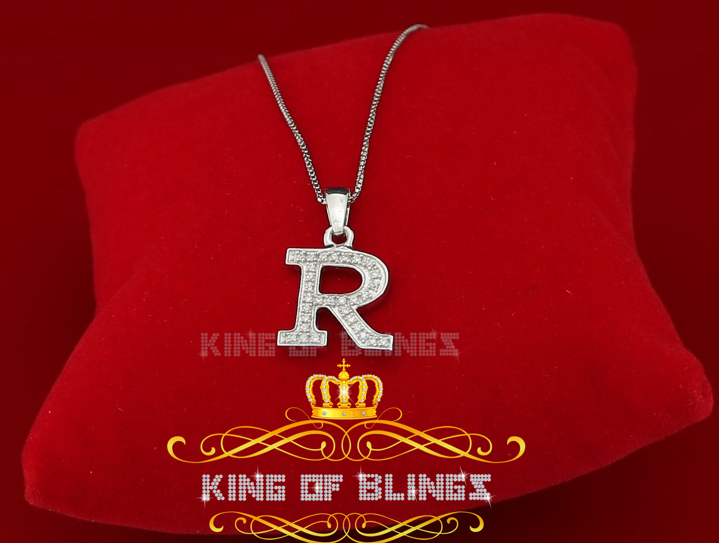 Dije Dije Blanco Moda Colgante Dije Inicial Plata Esterlina Real 0,10 quilates - Imagen 175 de 257