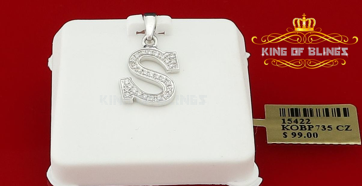 Dije Dije Blanco Moda Colgante Dije Inicial Plata Esterlina Real 0,10 quilates - Imagen 193 de 257
