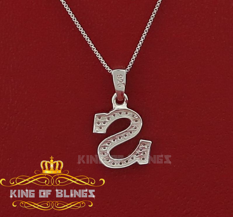 Dije Dije Blanco Moda Colgante Dije Inicial Plata Esterlina Real 0,10 quilates - Imagen 184 de 257