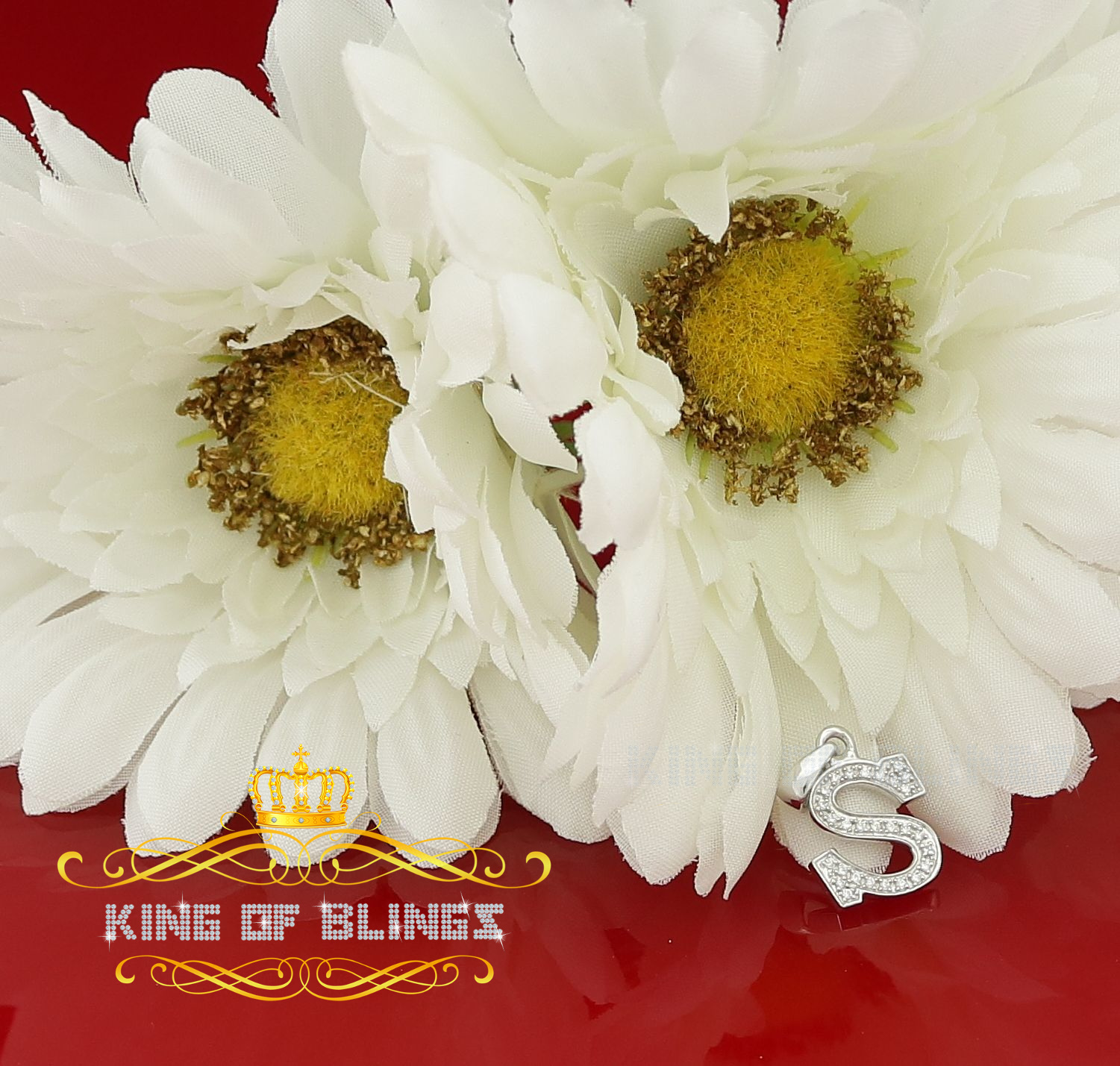 Dije Dije Blanco Moda Colgante Dije Inicial Plata Esterlina Real 0,10 quilates - Imagen 192 de 257