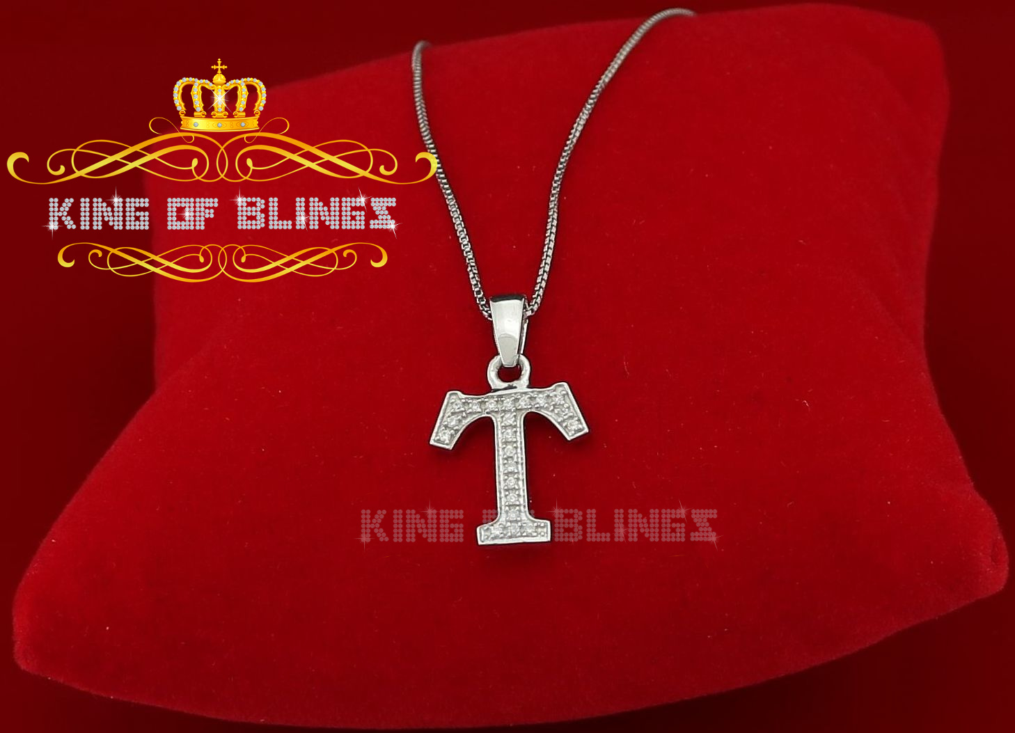 Dije Dije Blanco Moda Colgante Dije Inicial Plata Esterlina Real 0,10 quilates - Imagen 199 de 257