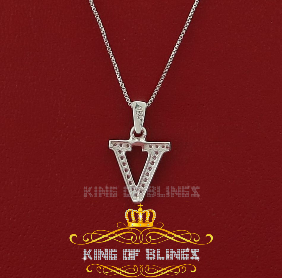 Dije Dije Blanco Moda Colgante Dije Inicial Plata Esterlina Real 0,10 quilates - Imagen 208 de 257